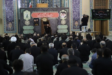 تصاویر/ مراسم عزاداری هیئت رزمندگان اسلام استان در مصلای اعظم امام خمینی (ره) تبریز