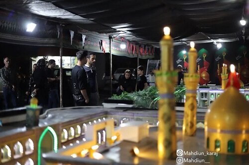 پرواز دلها « از کرج به کربلا » همزمان با دهه اول محرم+ تصاویر