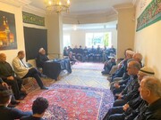 برگزاری مجلس عزای حسینی در دفتر مرحوم آیت‌الله فاضل لنکرانی در لندن