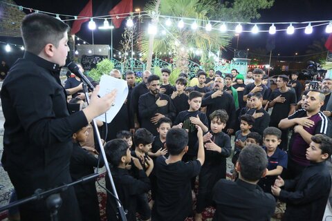عزاداری حسینی در حسینیه فاطمیه نجف با حضور امام جمعه