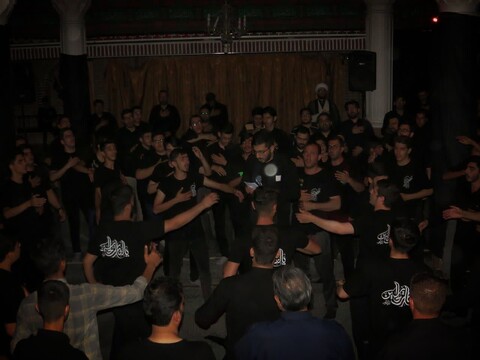 تصاویر/ ششمین شب از مراسم از عزاداری محرم در مدرسه علمیه امام خمینی (ره) ارومیه