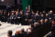 تصاویر/ مجلس سوگ حسینی در دفتر حجت الاسلام و المسلمین سید عمار حکیم