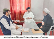 علامہ سید ساجد علی نقوی سے علامہ محمد شفا نجفی اور سید اظہار بخاری کی ملاقات؛ اہم امور پر تبادلہ خیال