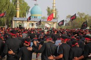 تصاویر/ تجمع و عزاداری هیئات مذهبی شهرستان رودان