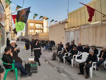 تصاویر/ هفتمین روز عزاداری هیئت محبان الزهرا سلام الله علیها شهرستان تکاب