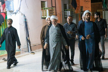 تصاویر/ بازدید نماینده ولی فقیه در استان هرمزگان از هیئات مذهبی دهستان سرخون