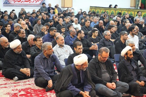 مراسم شب هفتم محرم در حسینیه عاشقان ثارالله بوشهر