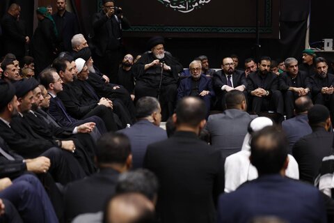مجلس سوگ حسینی در دفتر حجت الاسلام و المسلمین سید عمار حکیم