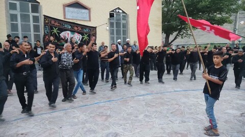 تصاویر/ برگزاری مراسم عزاداری در شهرستان خداآفرین