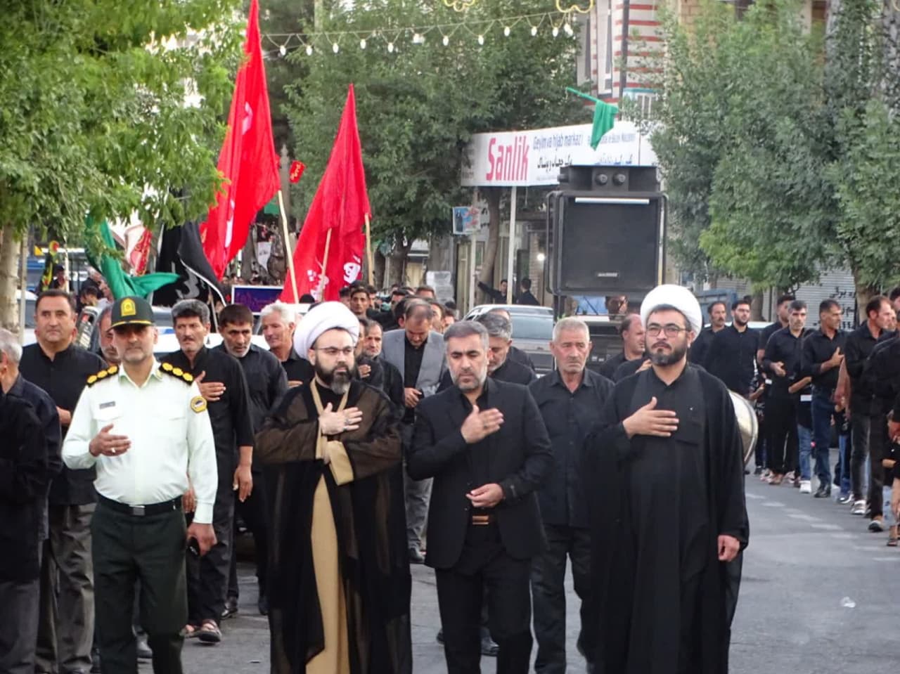 تصاویر/ مراسم عزاداری محرم الحرام در شهرستان چهاربرج