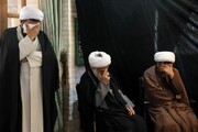 تصاویر/ مراسم عزای حسینی در مسجد شیخ الاسلام قزوین