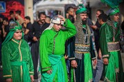 تصاویر/ کاروان نمادین کربلا در خمینی شهر