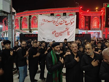 فیلم| عزاداری مردم سردرود آذربایجان شرقی در کربلای معلی