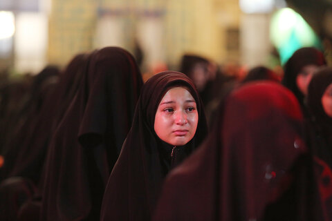 تصاویر/ مراسم عزاداری دختران "آرمان حسینی" در هیئت بنت الهدی تهران