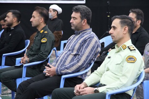 مراسم عزای حسینی با سخنرانی دبیر شورای عالی انقلاب اسلامی در شوش