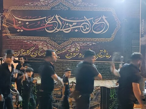 تصاویر/ مراسم عزاداری امام حسین (ع) در روستای گلعذان شهرستان سلماس