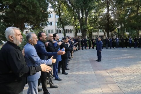 تصاویر/ مراسم عزاداری و قرائت زیارت عاشورا در استانداری آذربایجان شرقی