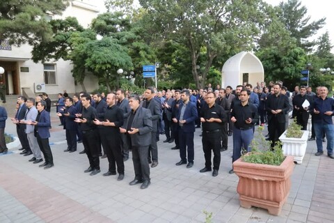 تصاویر/ مراسم عزاداری و قرائت زیارت عاشورا در استانداری آذربایجان شرقی