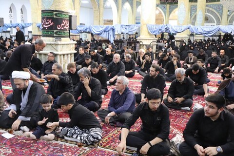 تصاویر/ مراسم عزاداری سرور و سالار شهیدان در حوزه علمیه بناب