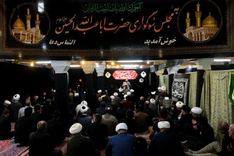 روز اول مراسم عزاداری شهادت حضرت اباعبدالله الحسین(ع) در مسجد شیخ الاسلام قزوین