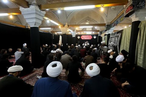 روز اول مراسم عزاداری شهادت حضرت اباعبدالله الحسین(ع) در مسجد شیخ الاسلام قزوین