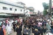 सात मुहर्रम का क़दीमी व तारीखी जलूस अपनी रिवायती अंदाज़ में निकला