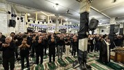 تصاویر / اقامه نماز ظهر تاسوعا در مسجد المهدی (عج) فردیس