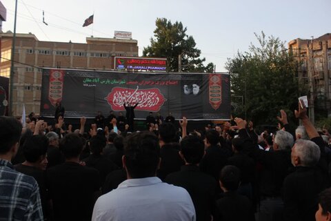تصاویر/ اجتماع عظیم عزاداران حسینی در پارس آباد مغان