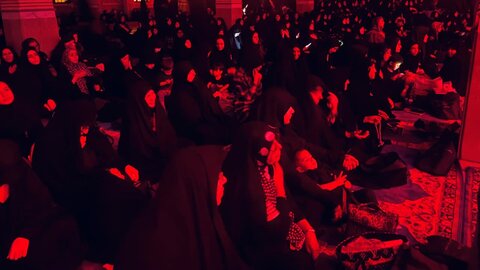 تصاویر/ مراسم سوگواری شب تاسوعای حسینی در مصلی ارومیه