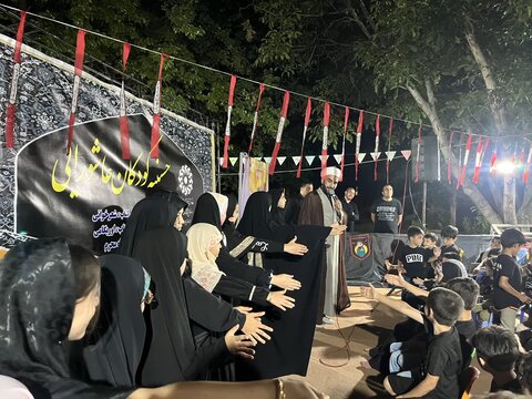 تصاویر/ مراسم سوگواری شب تاسوعای حسینی در مصلی ارومیه