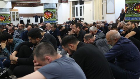 تصاویر/ شب تاسوعا در مرکز اسلامی مسکو