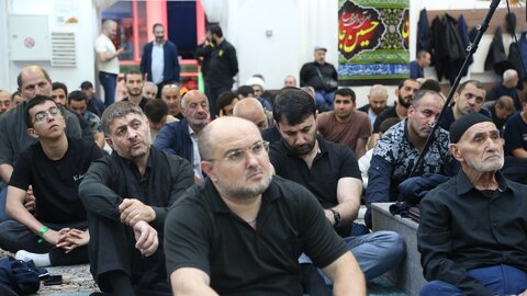 تصاویر/ شب تاسوعا در مرکز اسلامی مسکو
