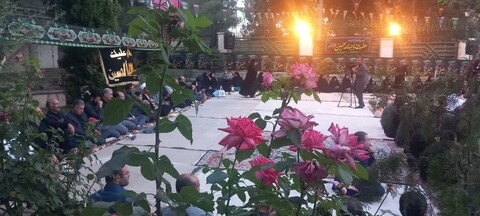 تصاویر/ مراسم عزاداری شب تاسوعا در محوطه فرمانداری ارومیه
