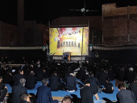 تصاویر/ مراسم عزاداری شب تاسوعا در شهرستان چایپاره