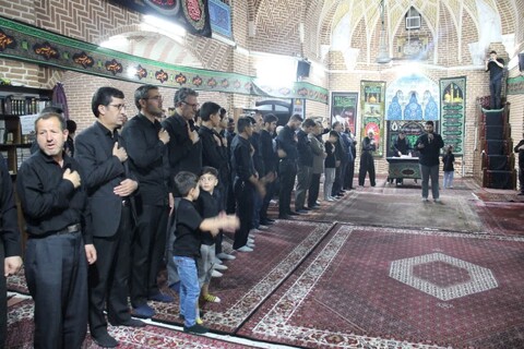 تصاویر/ مراسم عزاداری شب تاسوعا در شهرستان تکاب