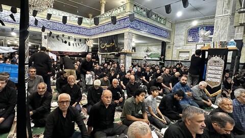 همنوایی با خیل عزاداران حسینی در مسجد المهدی (عج) فردیس