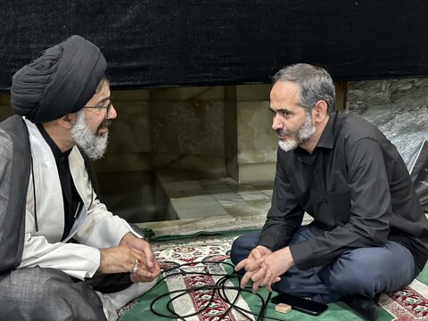 همنوایی با خیل عزاداران حسینی در مسجد المهدی (عج) فردیس