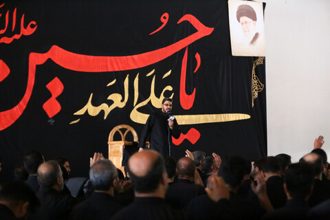 مراسم عزاداری روز تاسوعا در گلستان شهدا اصفهان