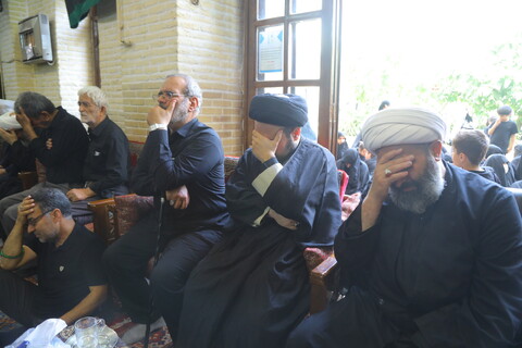 تصاویر / مراسم عزاداری روز تاسوعا در" مسجد آقا "خیابان چهارمردان قم