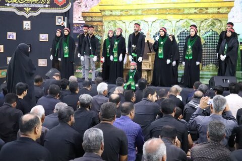 تصاویر/ روز  تاسوعای حسینی در گلزار شهدای بندرعباس