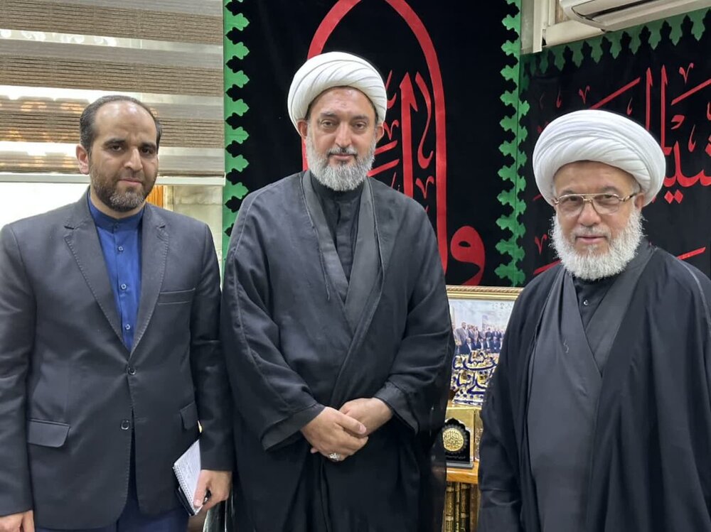 دیدار مشاور رئیس جمهور با متولی شرعی آستان مقدس حسینی در کربلا
