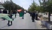 تصاویر/ عزاداری روز عاشورا در شهرستان بوکان
