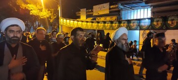 تصاویر/ مراسمات شب عاشورا در شهرستان نقده