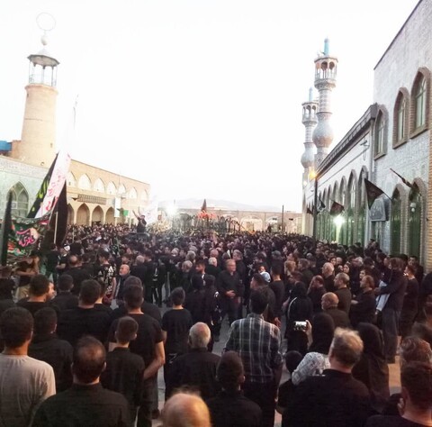 تصاویر/ برگزاری آیین گرامیداشت تاسوعای حسینی در میانه