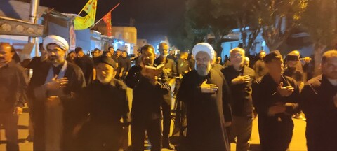 تصاویر/ مراسمات شب عاشورا در شهرستان نقده