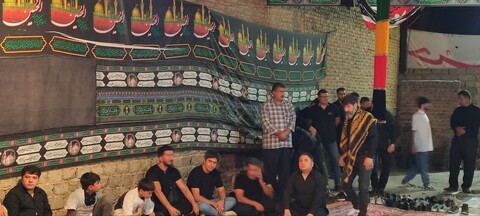 تصاویر/ مراسمات شب عاشورا در شهرستان نقده