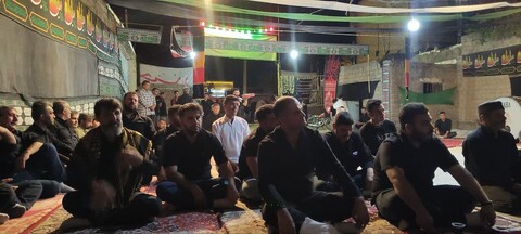تصاویر/ مراسمات شب عاشورا در شهرستان نقده