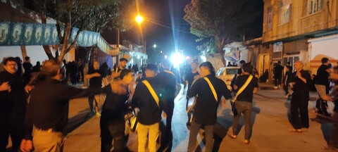 تصاویر/ مراسمات شب عاشورا در شهرستان نقده