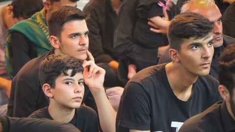 تصاویر/ مراسم شب عاشورا در مسجد امام خمینی (ره) خوی