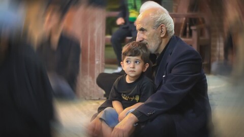 تصاویر/ مراسم شب عاشورا در مسجد امام خمینی (ره) خوی